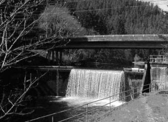 Hemlock dam before