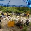 sampling station at remote Twisp River site