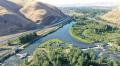 looking upstream over the Wapato Diversion